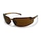 Crossfire Bifocal Safety Glasses, Crystal Brown 2.5 Diopter, HD Brown Lens 474725 - alternate 1